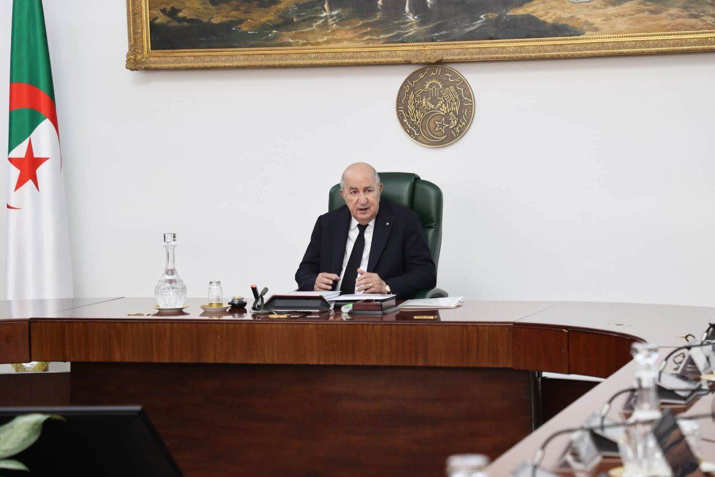 Sursă foto: Facebook/Preşedinţia Republicii ALgeriene, Abdelmadjid Tebboune